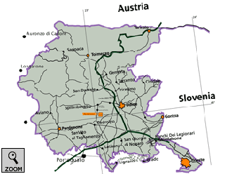 mappa friuli